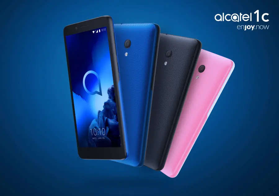 CES 2019: presentati i due nuovi smartphone Alcatel 1x (2019) e Alcatel 1c